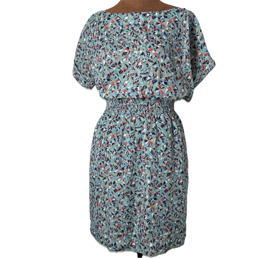 BCBGeneration Blue and Black Dolman Sleeve Sundress